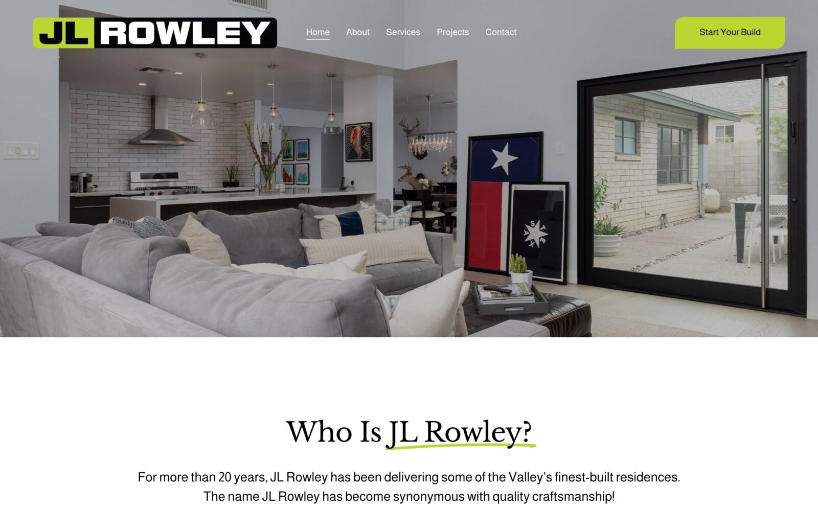 JL Rowley website designed by Mathias Designs